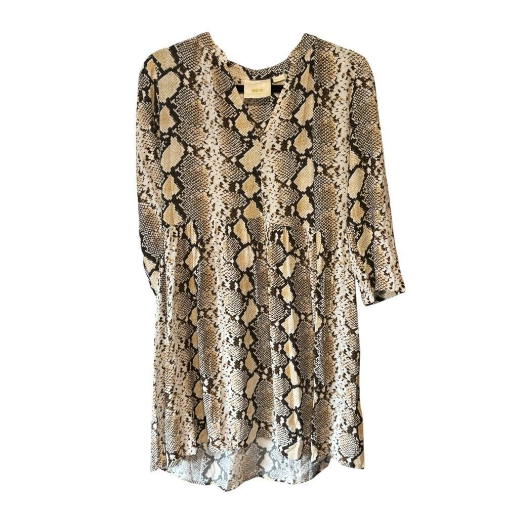 Anthropologie Maeve Juno Snake Python Print Tunic… - image 3
